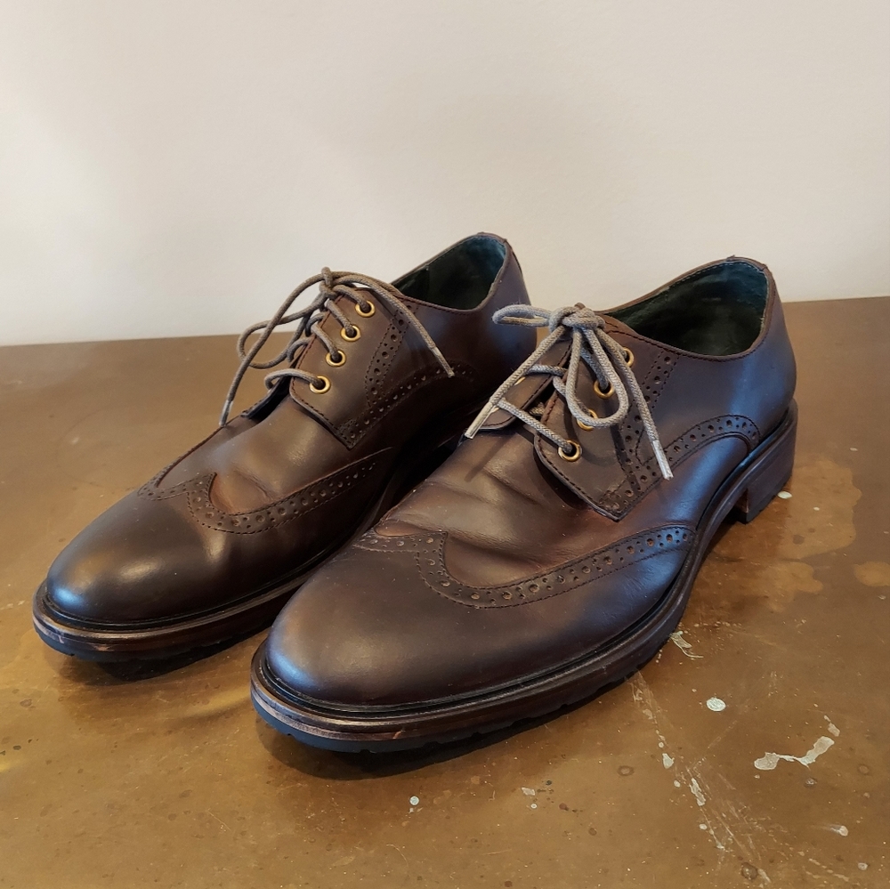 Johnston & Murphy soft brown leather shoes